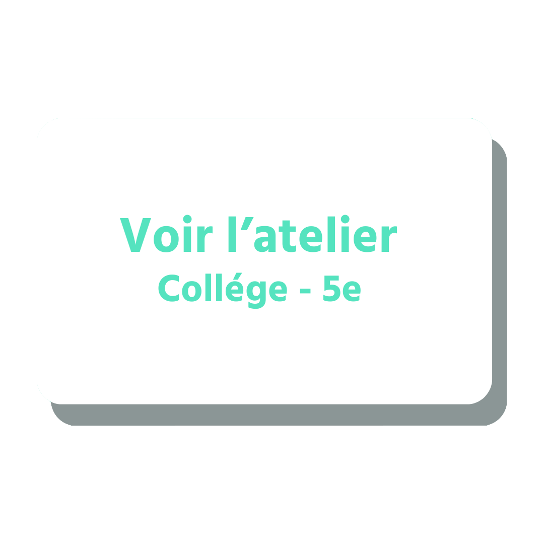 Atelier découverte métier collège