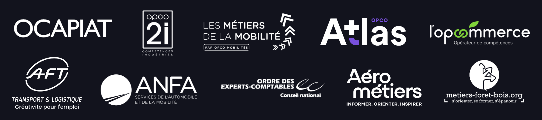 Logos partenaires Wilbi